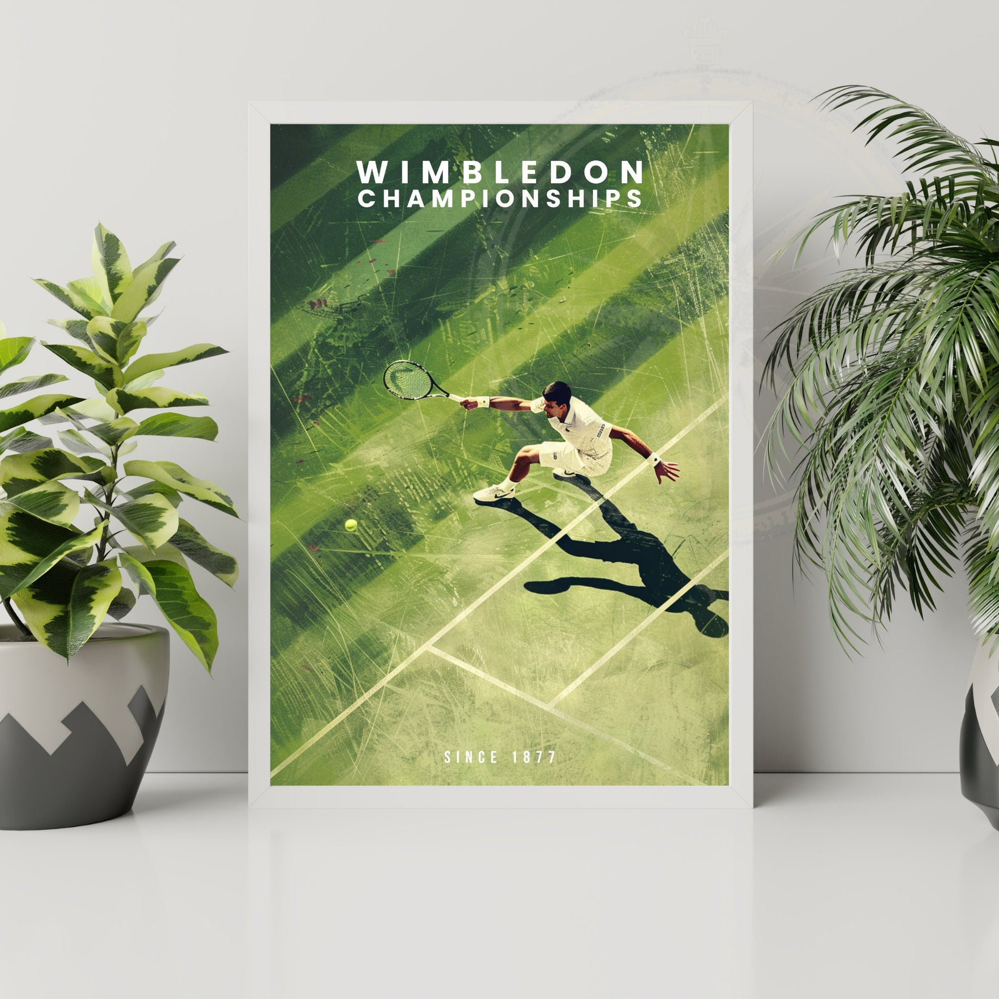 Impression Wimbledon | Affiche Tournoi de Wimbledon | Affiche Tennis