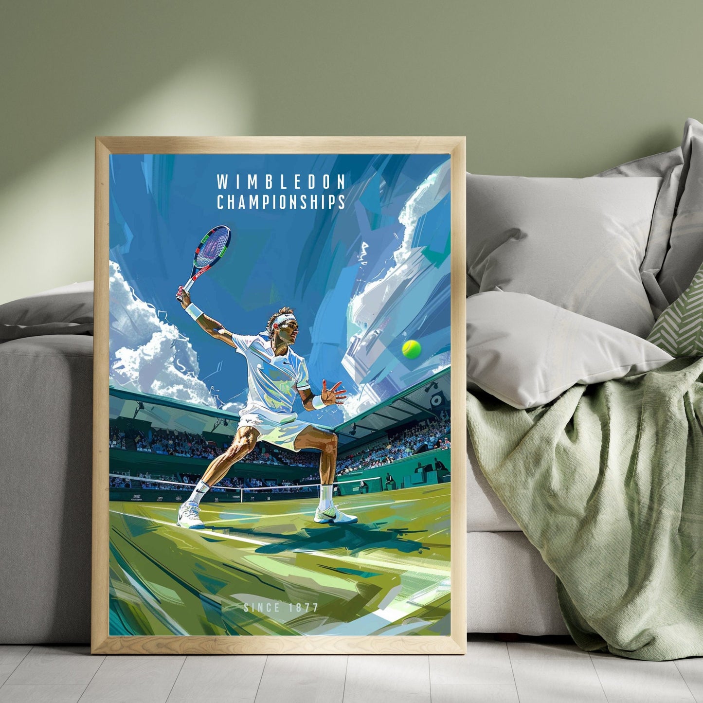 Impression tournoi de Wimbledon | Affiche Tournoi de Wimbledon | Affiche Tennis