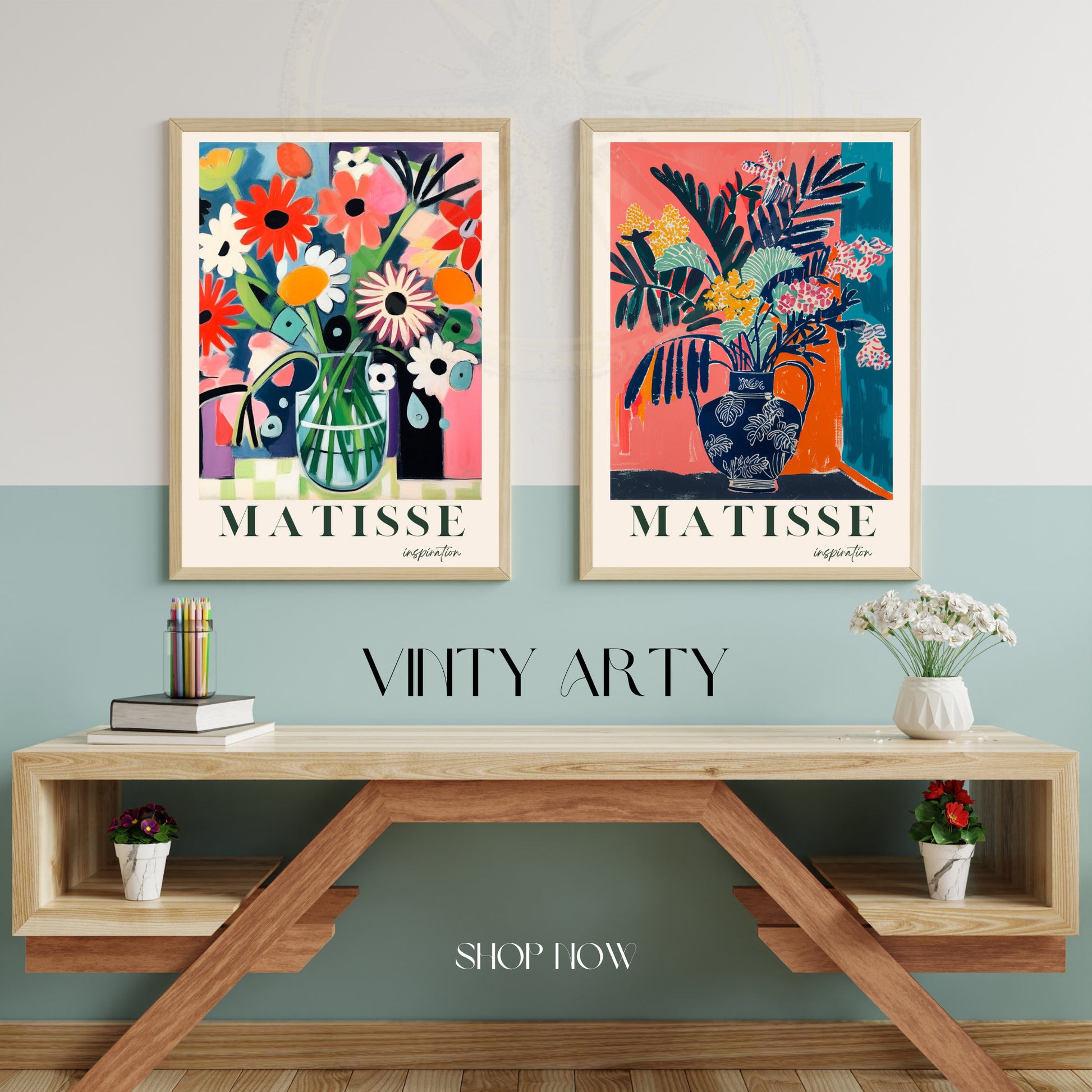 Impression Matisse | Affiche Henri Matisse | Inspiration Henri Matisse - Vase et plante