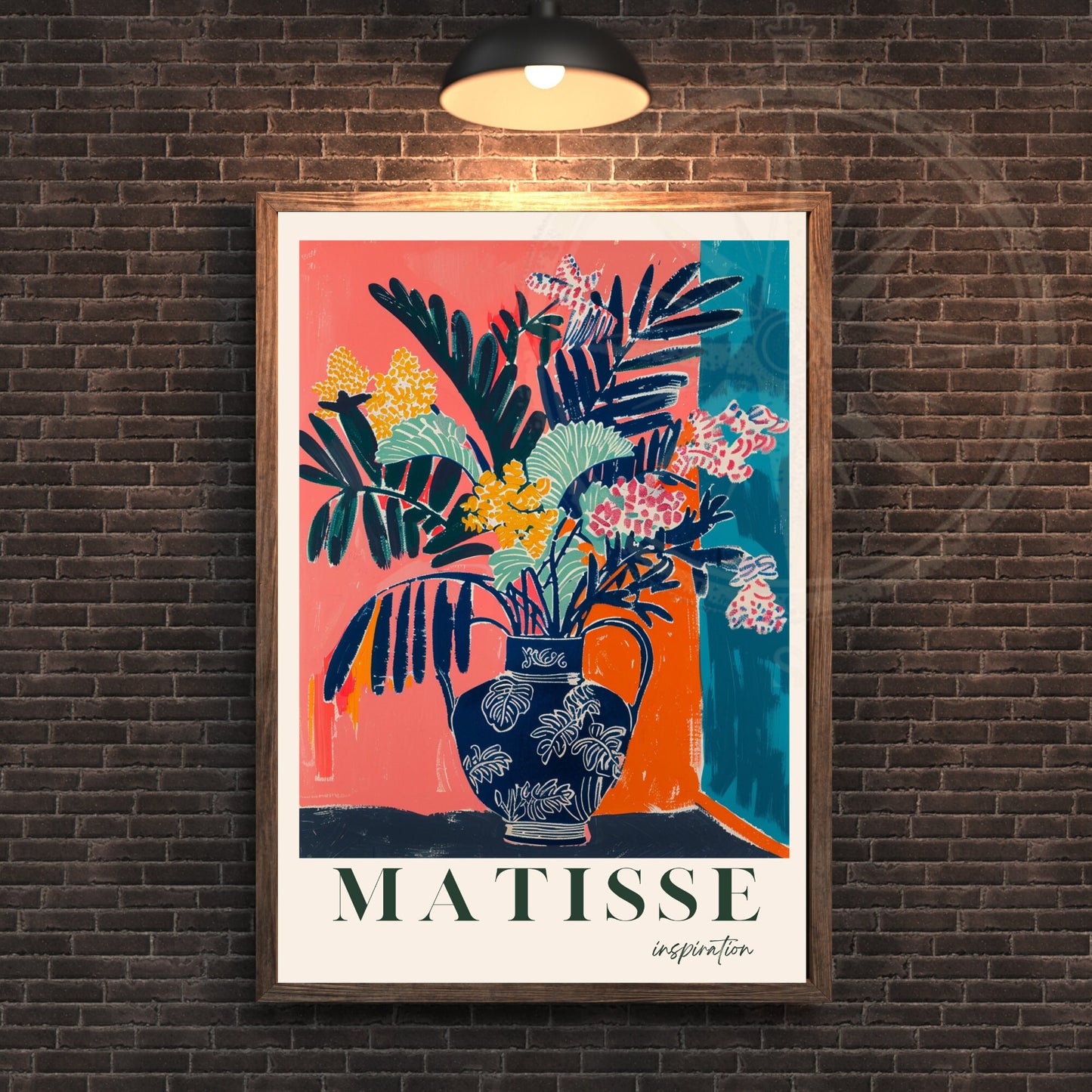 Impression Matisse | Affiche Henri Matisse | Inspiration Henri Matisse - Vase et plante