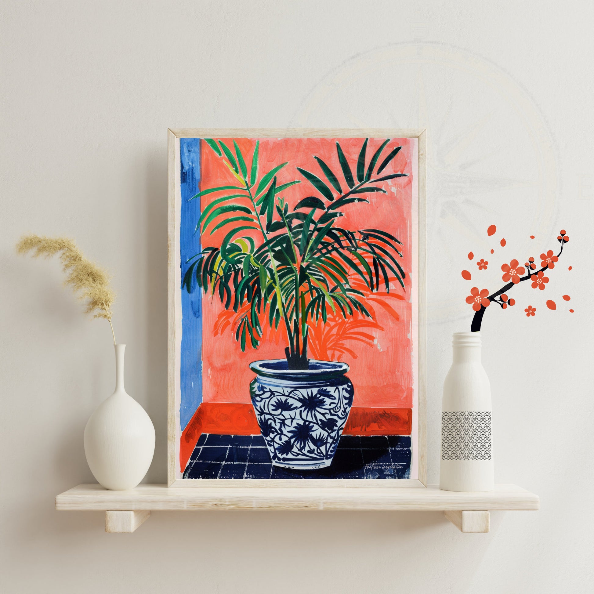 Impression Matisse | Affiche Henri Matisse | Inspiration Henri Matisse - Vase et plante