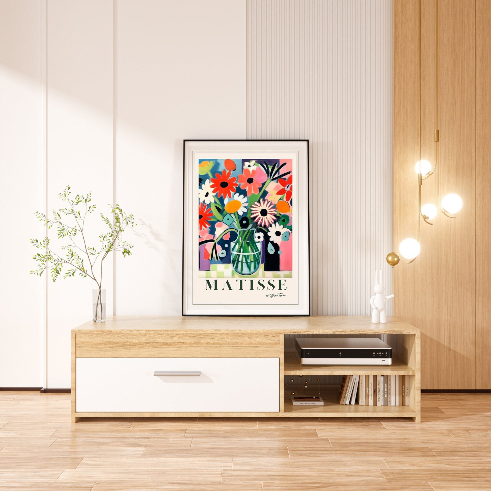 Impression Matisse | Affiche Florale | Inspiration Henri Matisse - Vase et Fleurs