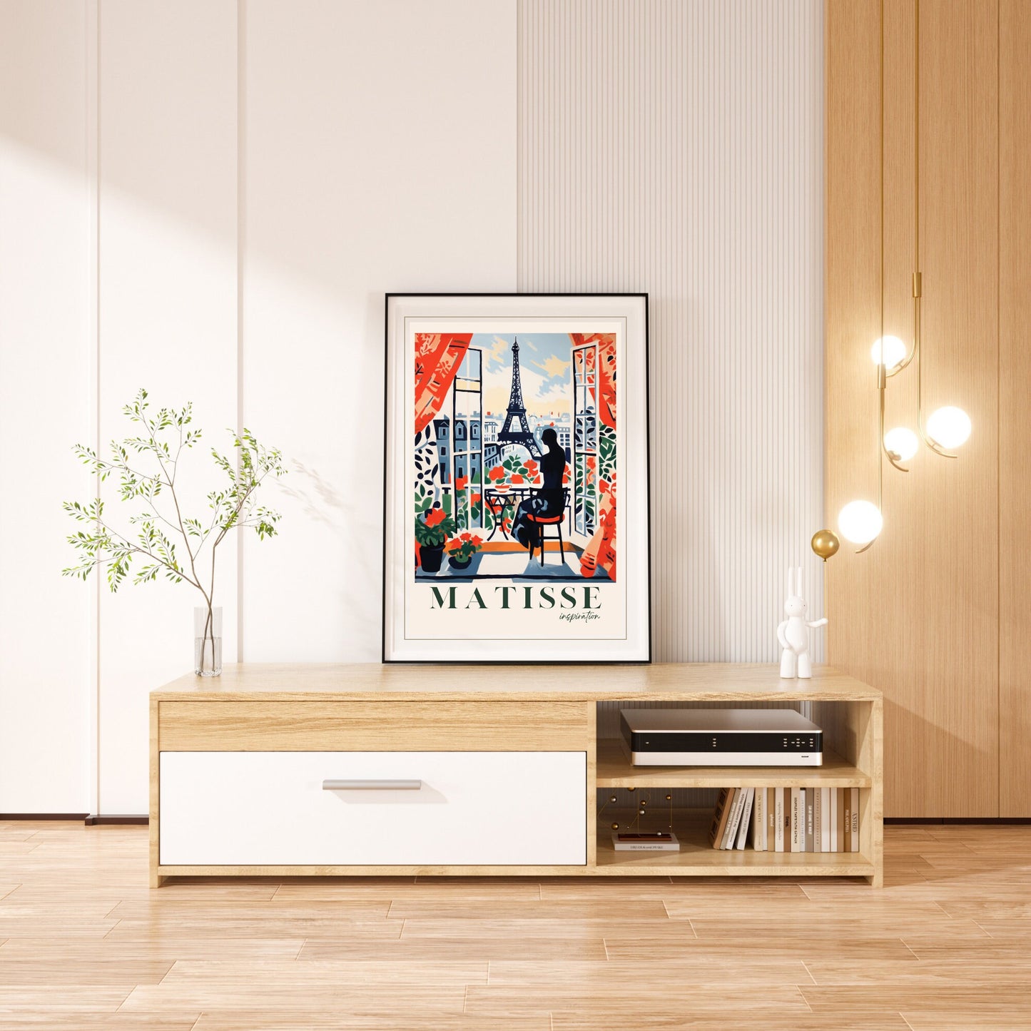 Impression Paris | Affiche Matisse | Inspiration Henri Matisse - Affiche Tour Eiffel