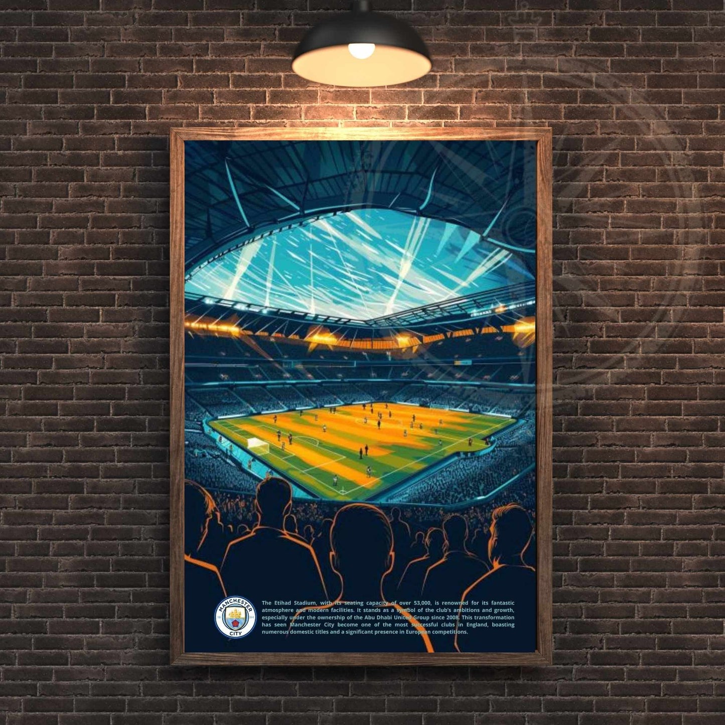 Affiche Etihad Stadium | impression de voyage Manchester