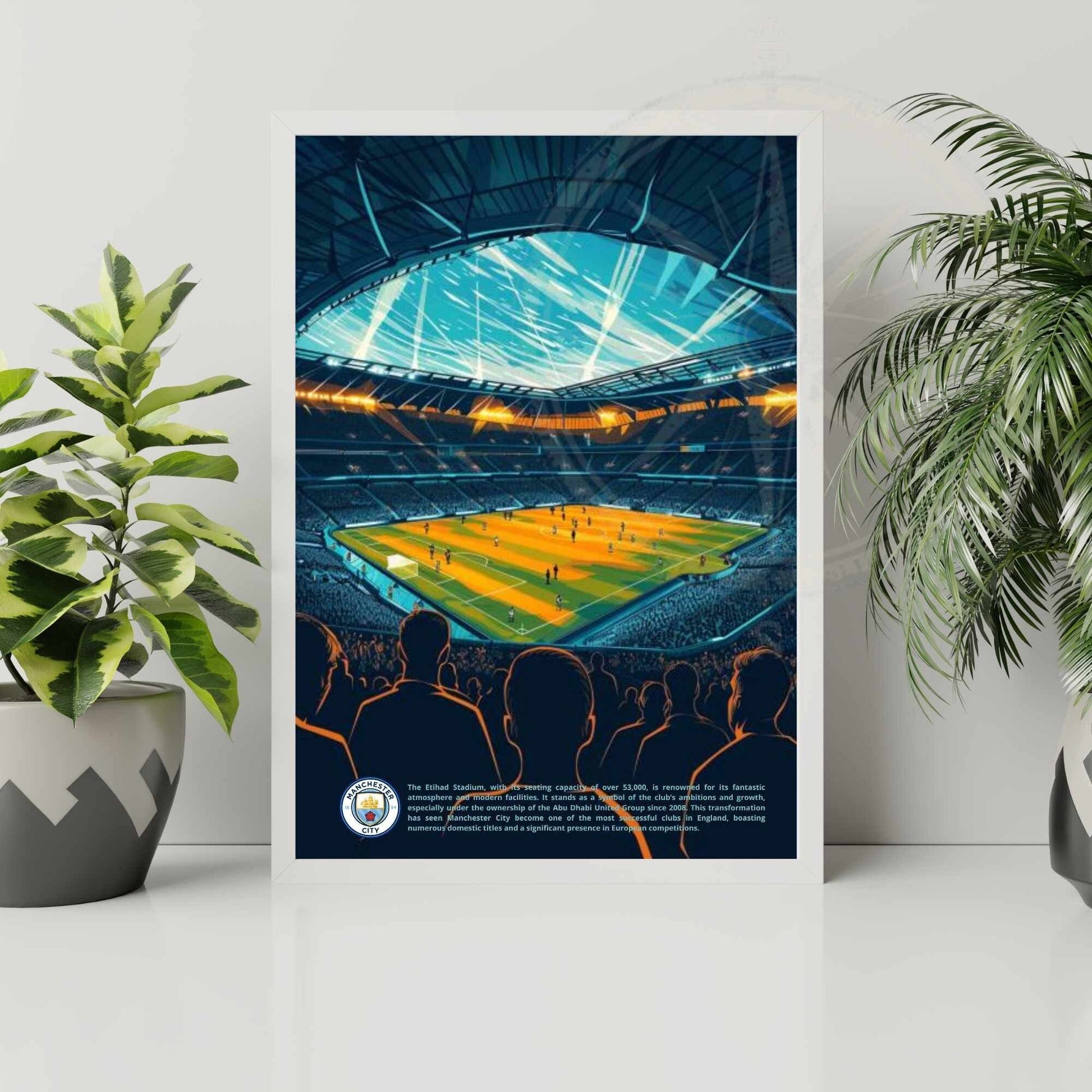 Affiche Etihad Stadium | impression de voyage Manchester