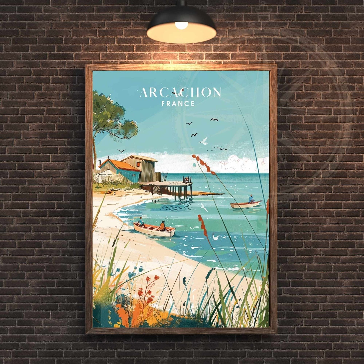 Impression Arcachon | Affiche Arcachon, France | bassin d'Arcachon