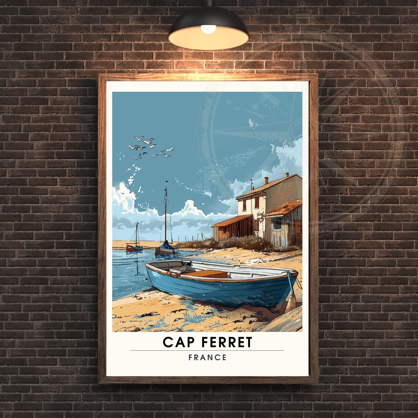 Impression Cap Ferret | Affiche de Voyage Cap Ferret