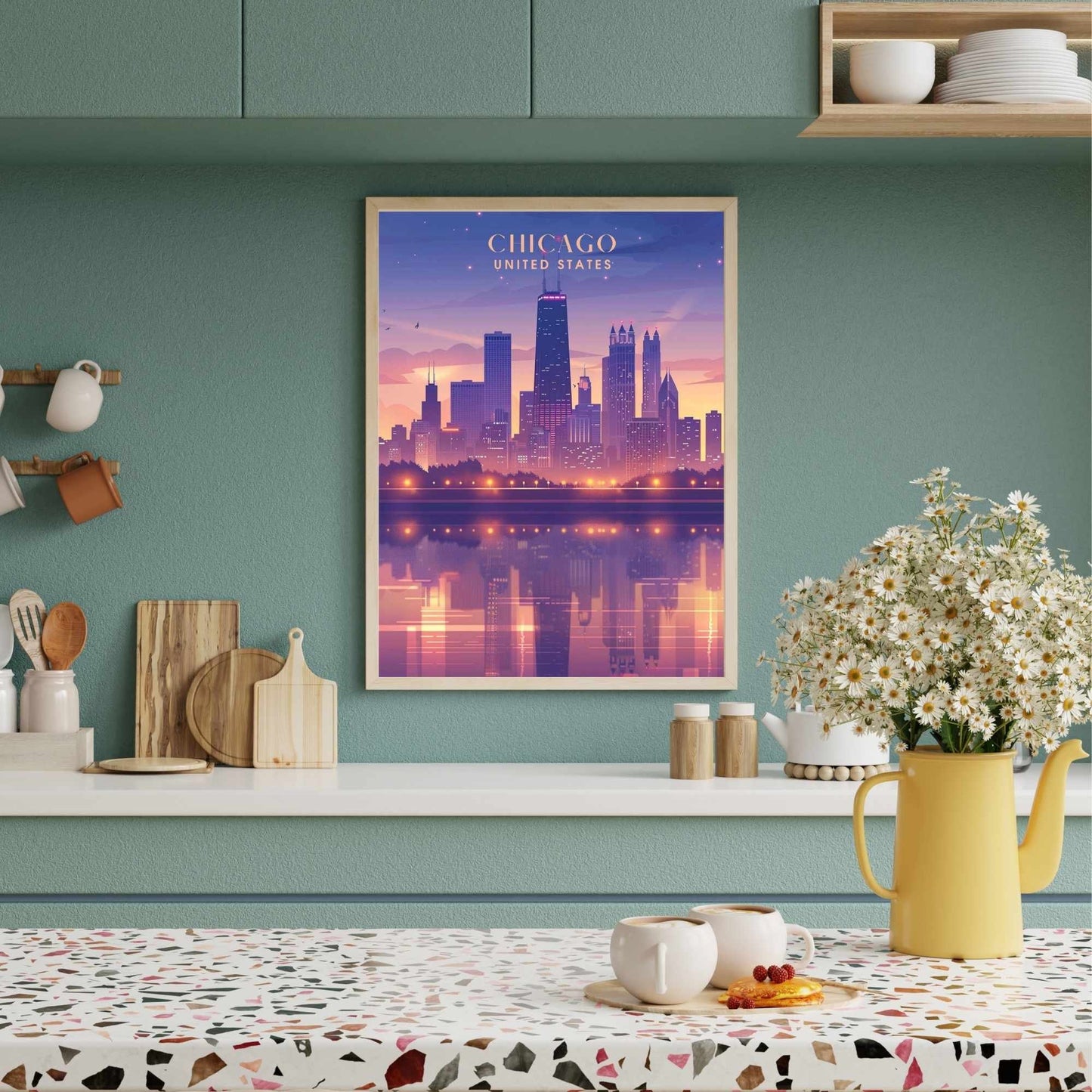 Impression Chicago | Affiche de Voyage Chicago