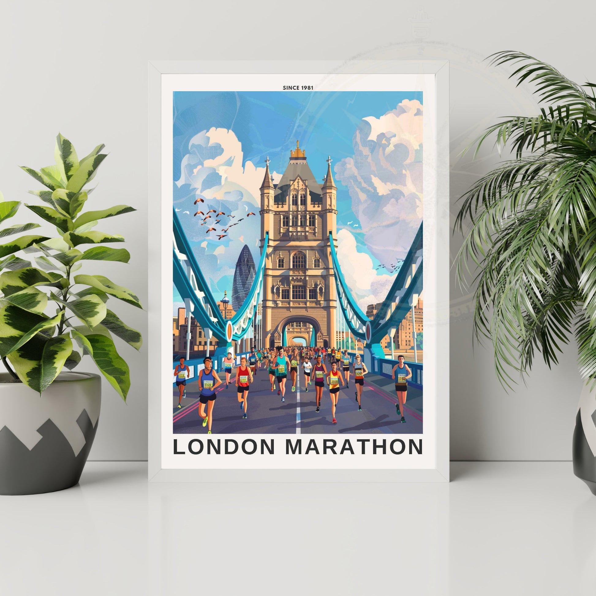 Impression Marathon de Londres | Affiche Marathon de Londres