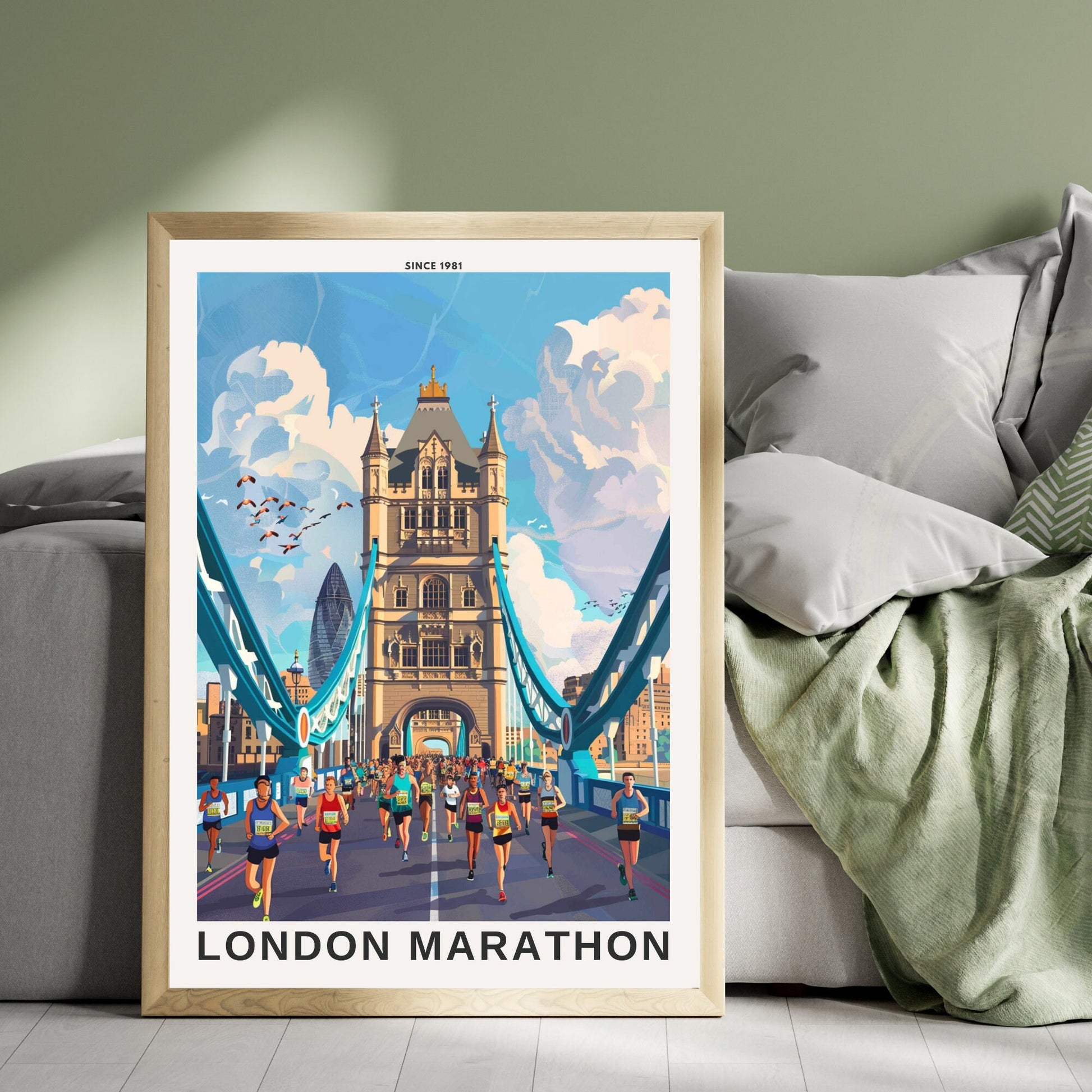 Impression Marathon de Londres | Affiche Marathon de Londres