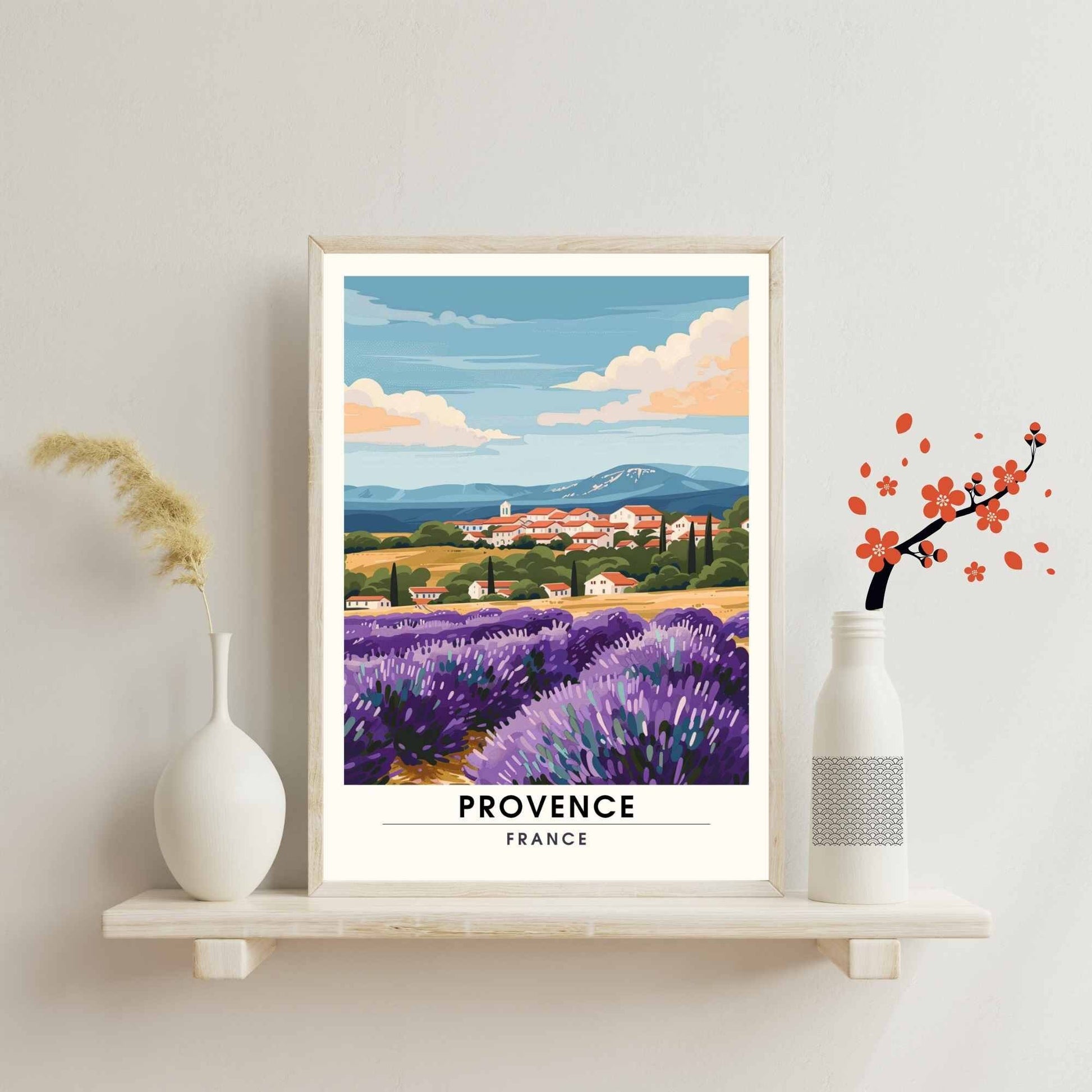 Impression de voyage Provence - Affiche Provence, France