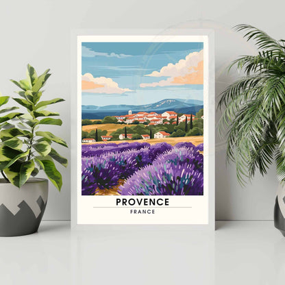 Impression de voyage Provence - Affiche Provence, France