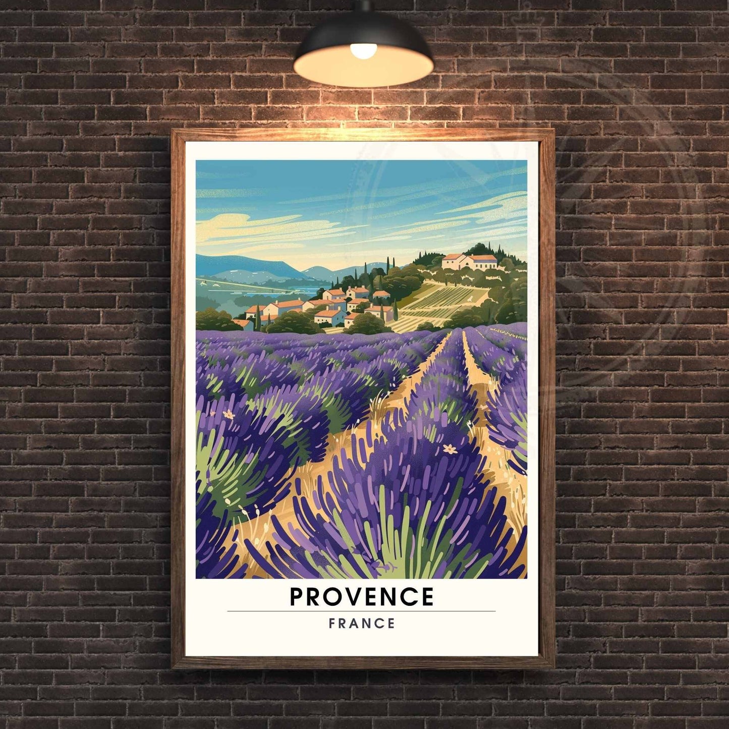 Impression de voyage Provence - Affiche Provence, France