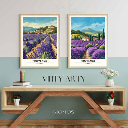 Impression de voyage Provence - Affiche Provence, France