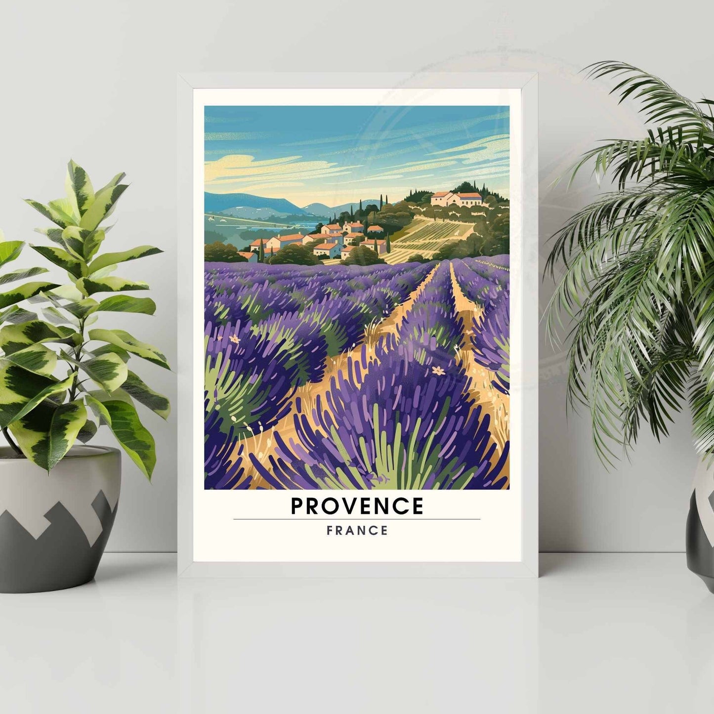 Impression de voyage Provence - Affiche Provence, France