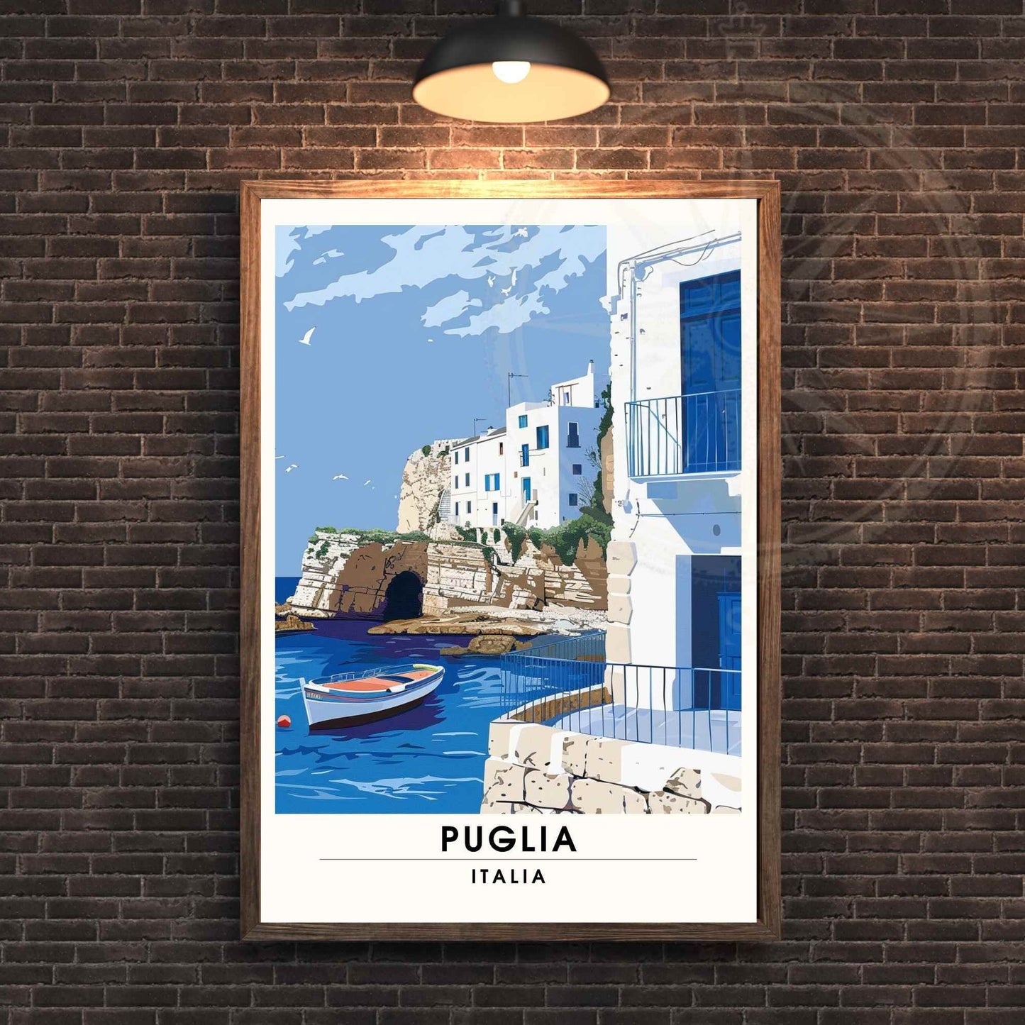 Impression Puglia - Affiche de voyage Puglia, Italie