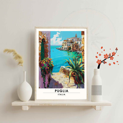 Impression Puglia - Affiche de voyage Puglia, Italie