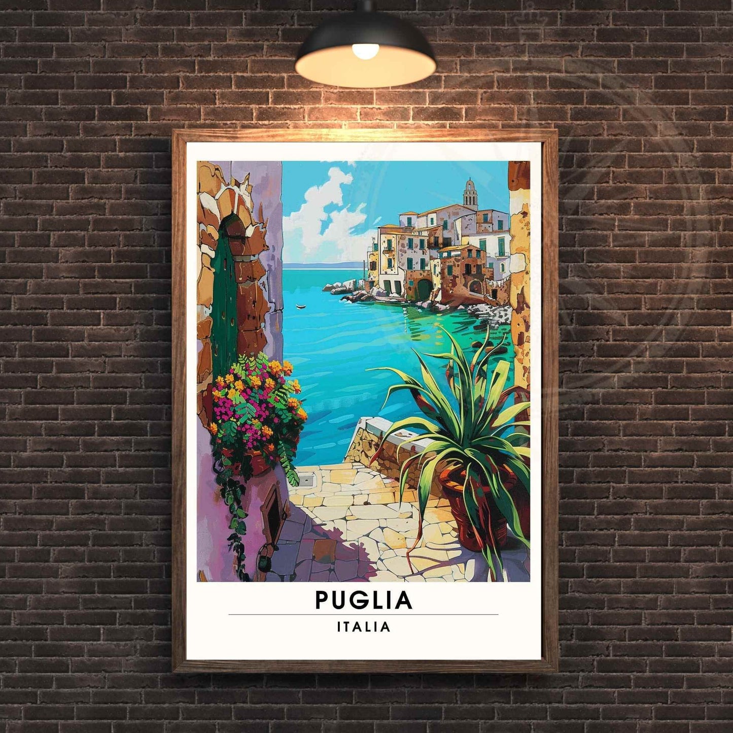 Impression Puglia - Affiche de voyage Puglia, Italie