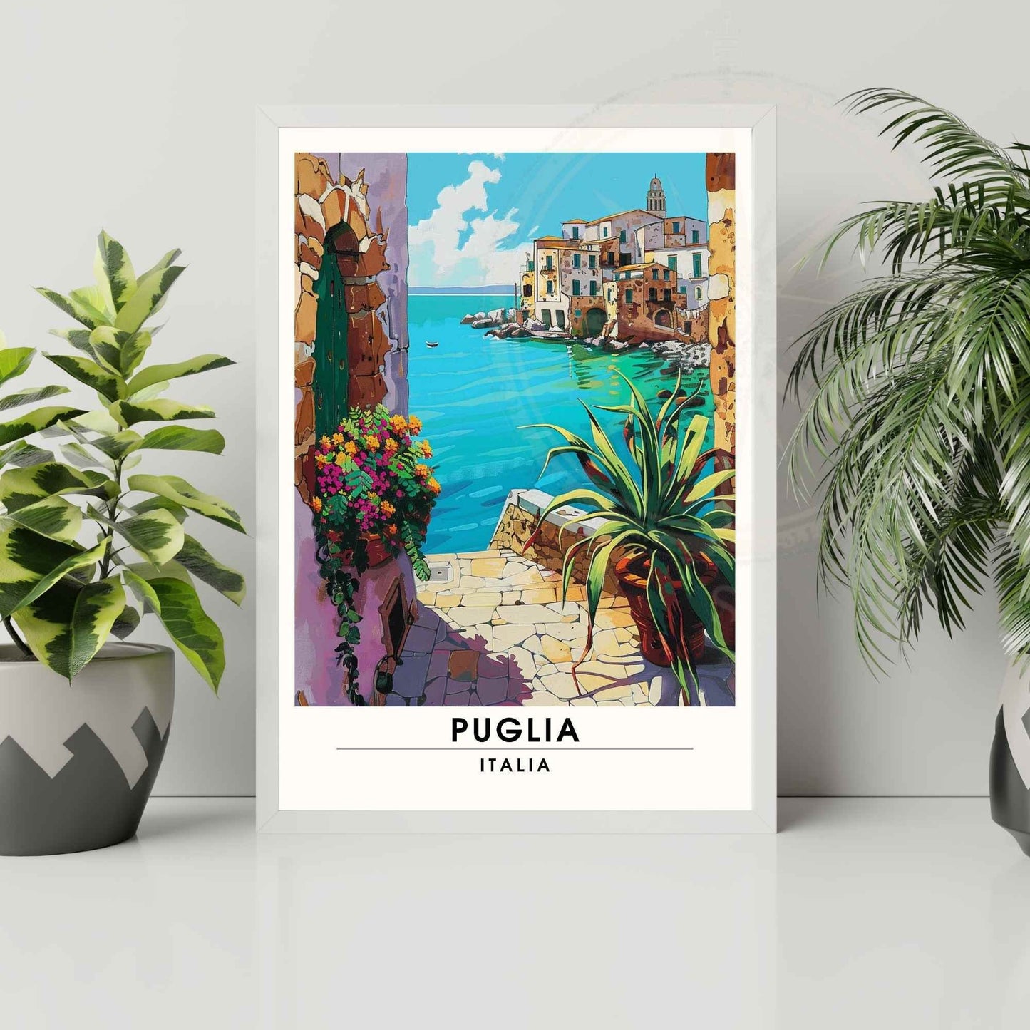 Impression Puglia - Affiche de voyage Puglia, Italie