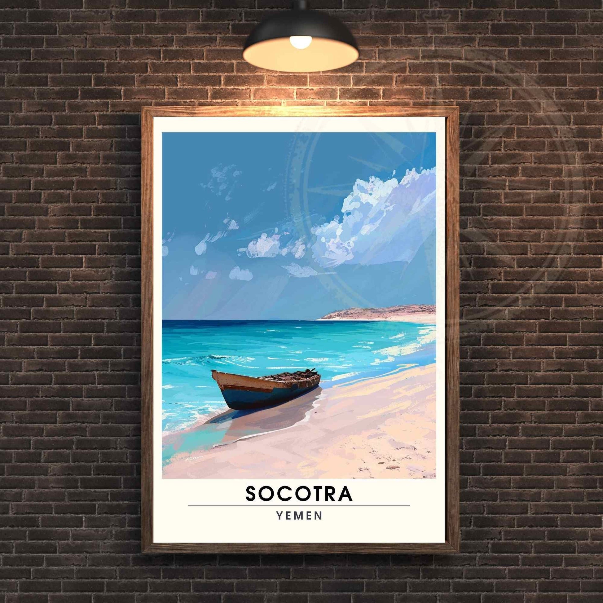 Impression Socotra - Affiche Socotra - Vue sur la plage