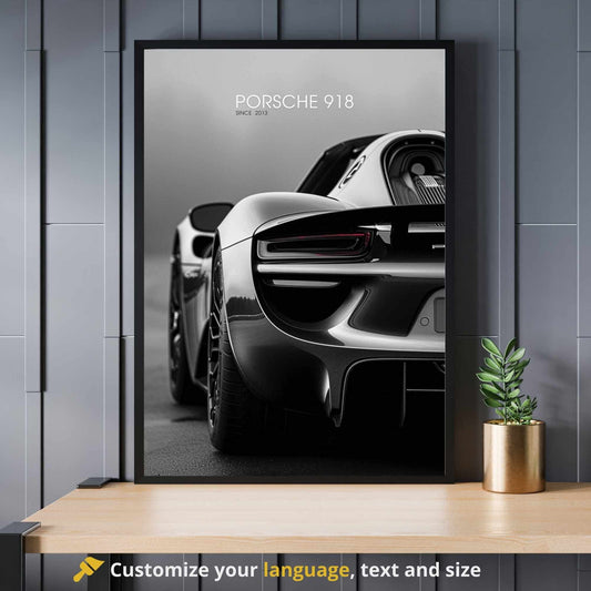 Affiche Porsche 918 | impression Porsche 918