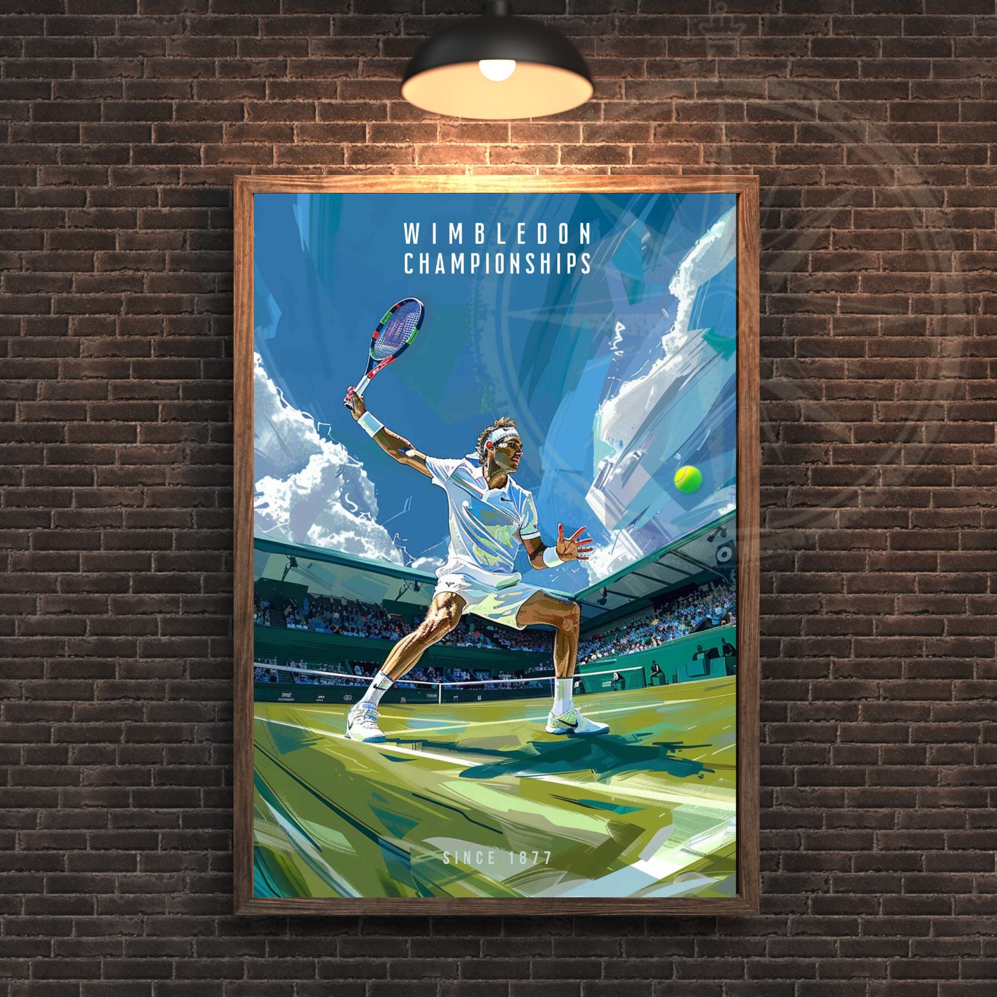 Impression tournoi de Wimbledon | Affiche Tournoi de Wimbledon | Affiche Tennis