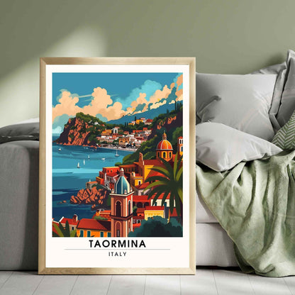 Impression Taormine , Italie | impression de voyage Taormine, Sicile - Vue sur mer