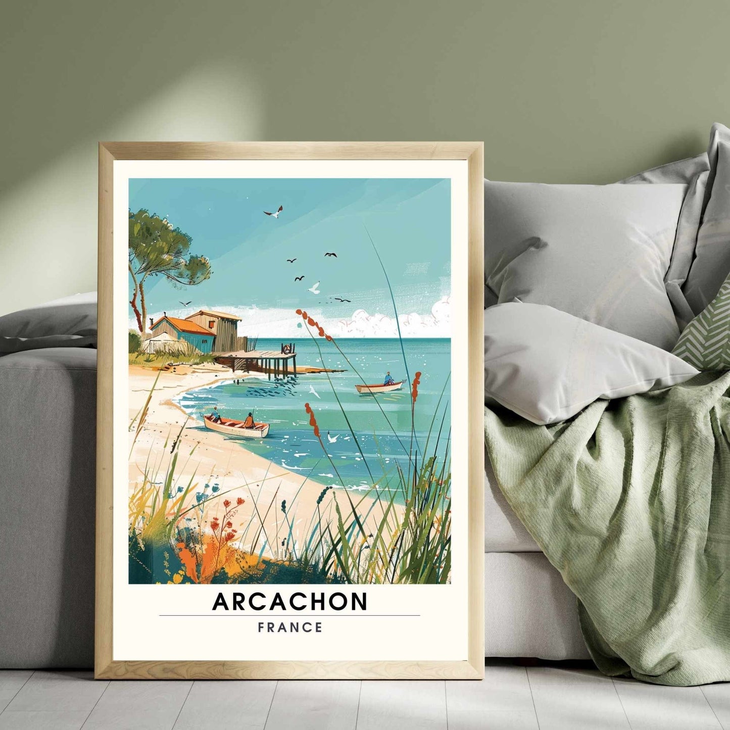 Impression Arcachon | Affiche Arcachon, France | bassin d'Arcachon