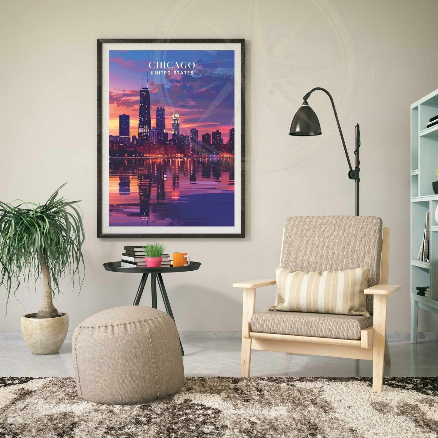 Impression Chicago | Affiche de Voyage Chicago