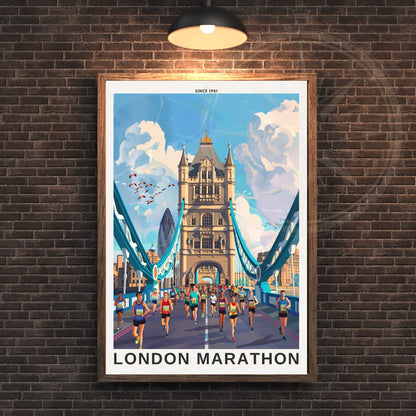 Impression Marathon de Londres | Affiche Marathon de Londres