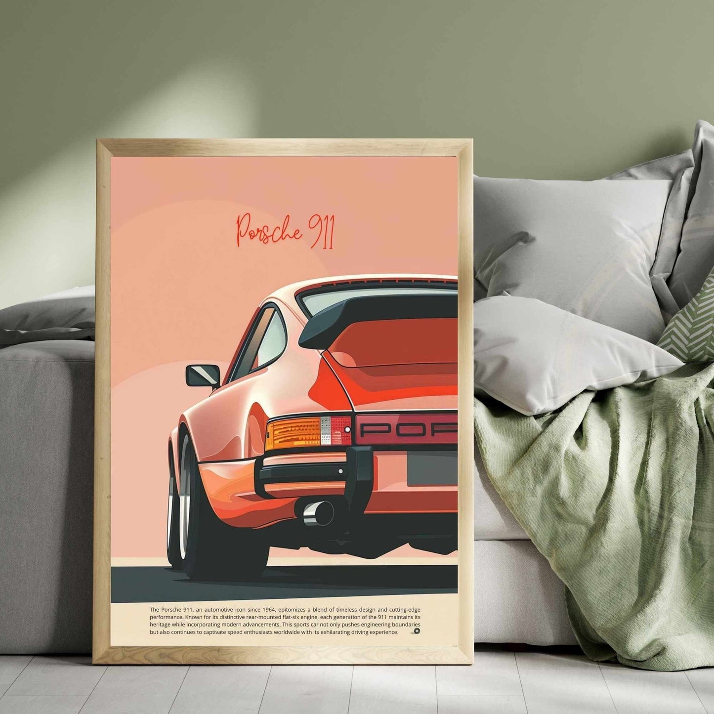 Affiche Porsche 911 | impression Porsche 911 | Impression voiture mythique