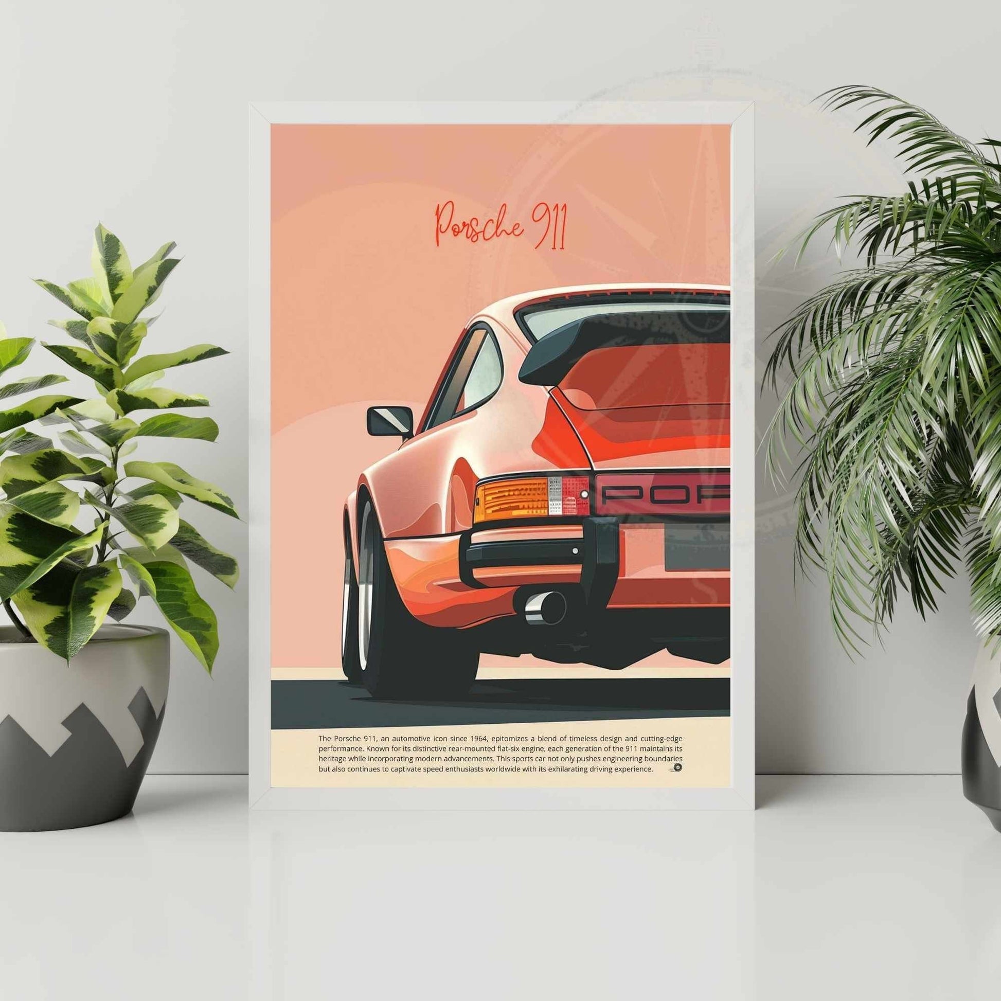 Affiche Porsche 911 | impression Porsche 911 | Impression voiture mythique