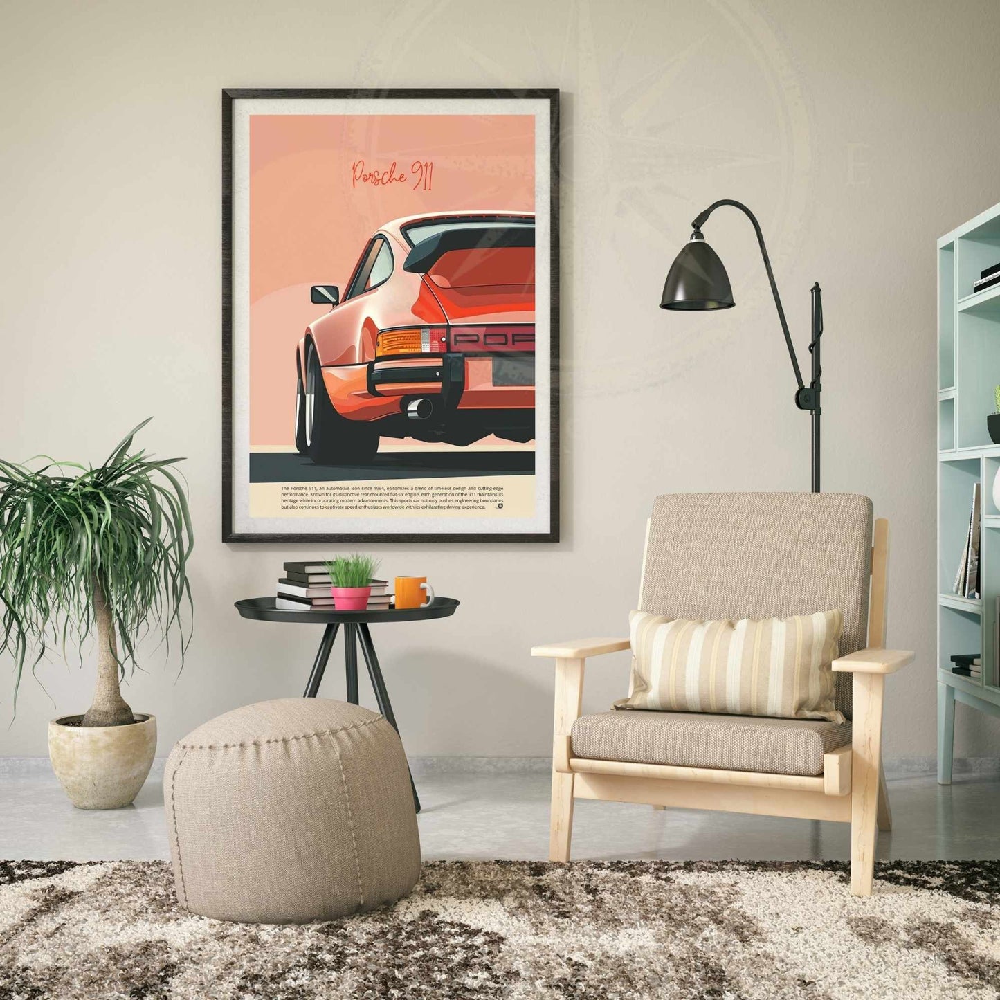 Affiche Porsche 911 | impression Porsche 911 | Impression voiture mythique