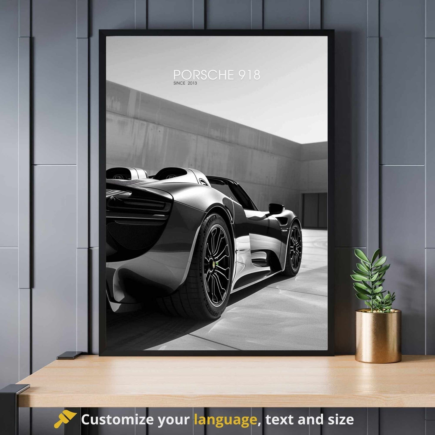 Affiche Porsche 918 | impression Porsche 918