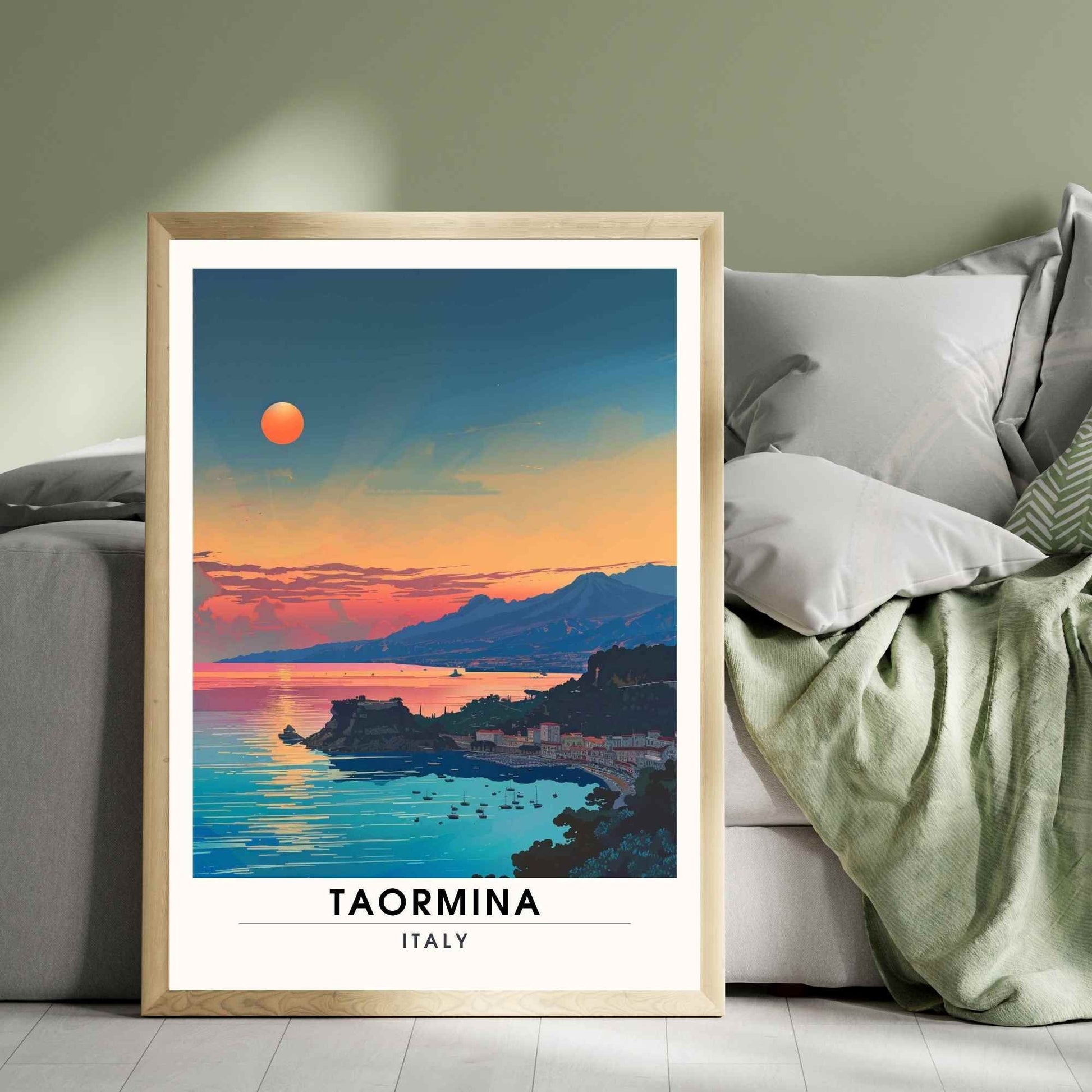 Impression Taormine , Italie | impression de voyage Taormine, Sicile - Coucher de soleil