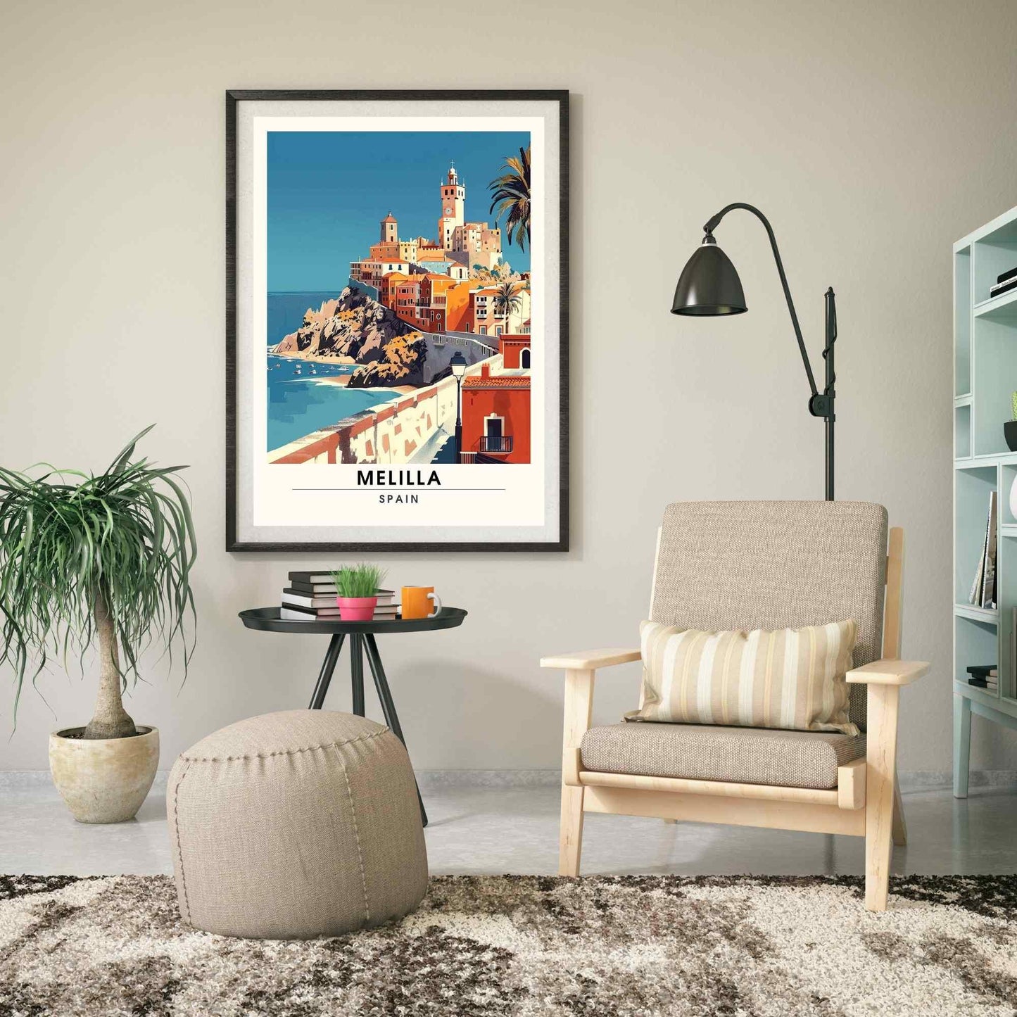 Affiche Melilla, Espagne | Affiche e voyage Melilla | Impression Espagne