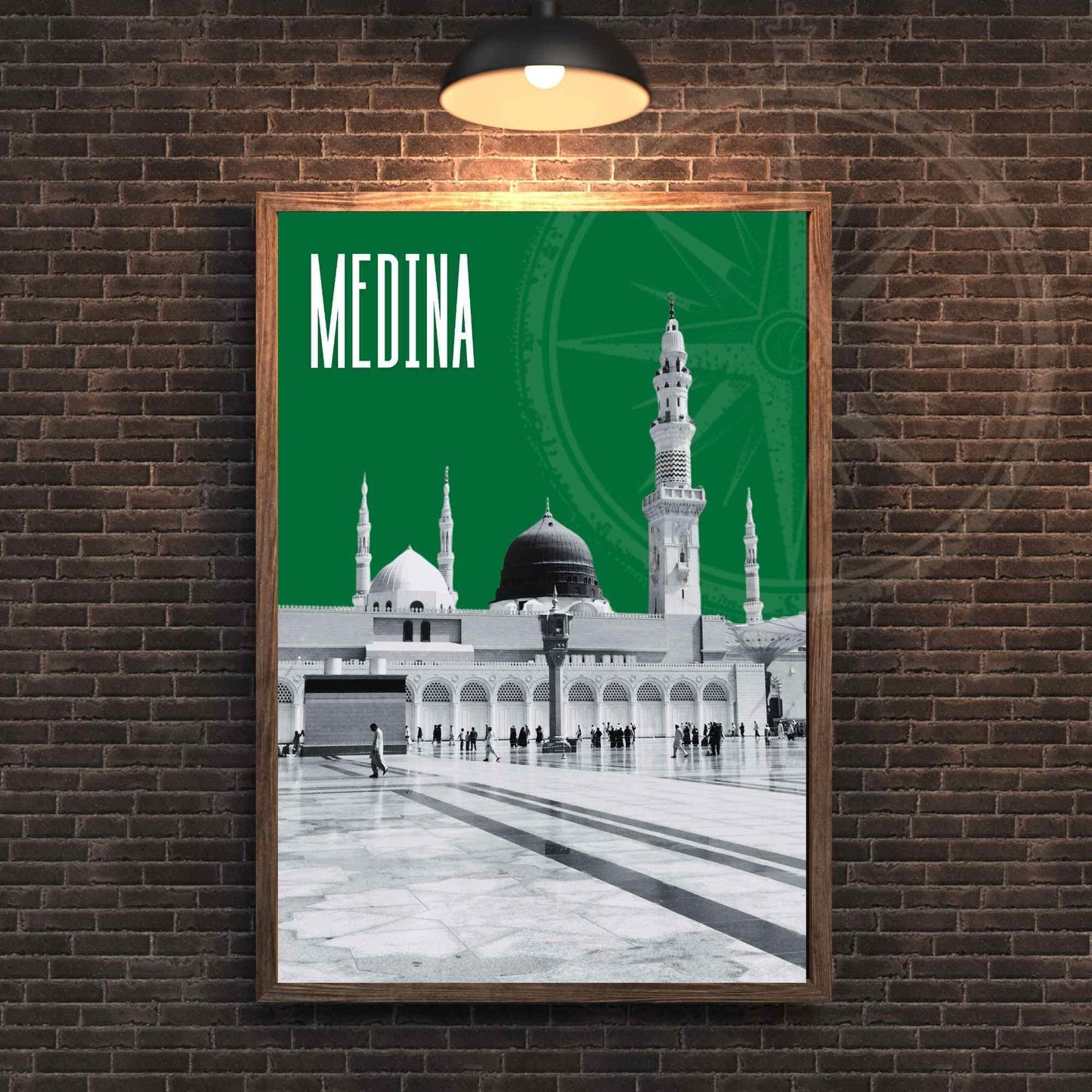 Affiche Médine | Affiche de voyage Médine, Arabie Saoudite - Al-Madinah