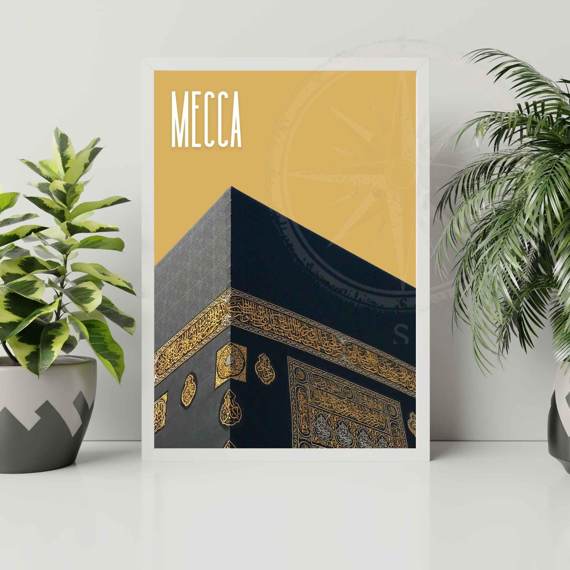 Affiche La Kaaba | Affiche e voyage La Mecque, Arabie Saoudite