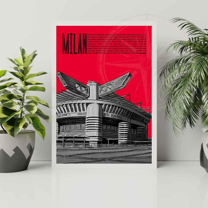 Affiche Milan, Italie | Affiche stade de San Siro