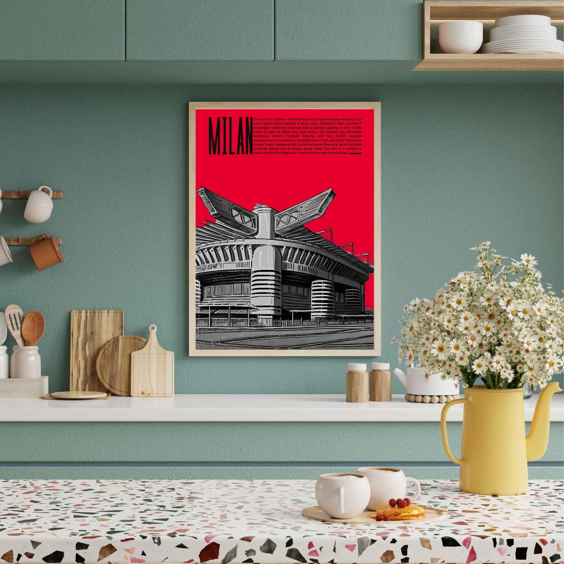 Affiche Milan, Italie | Affiche stade de San Siro