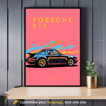 impression Porsche 911 | Affiche Porsche 911 | Impression voiture