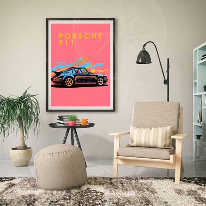 impression Porsche 911 | Affiche Porsche 911 | Impression voiture