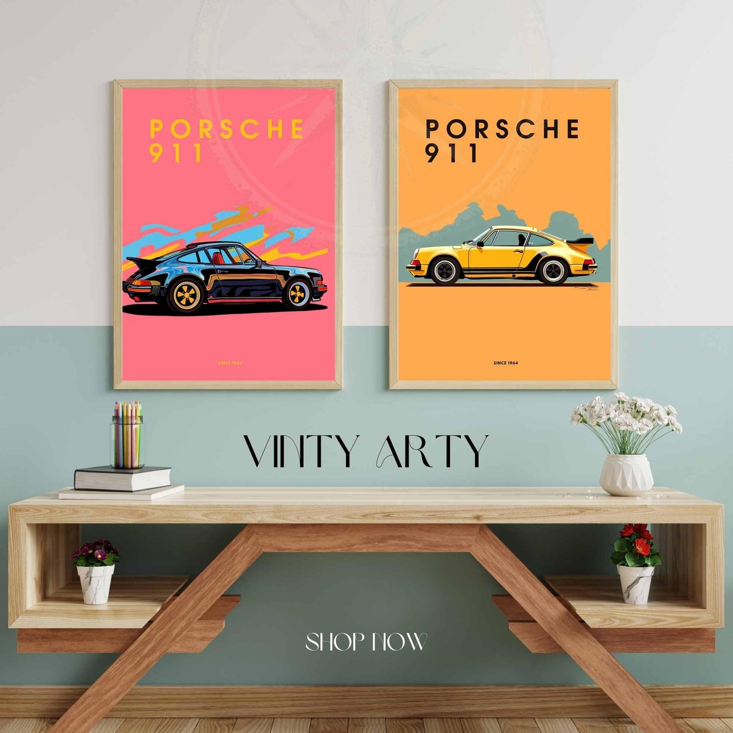 impression Porsche 911 | Affiche Porsche 911 | Impression voiture mythique