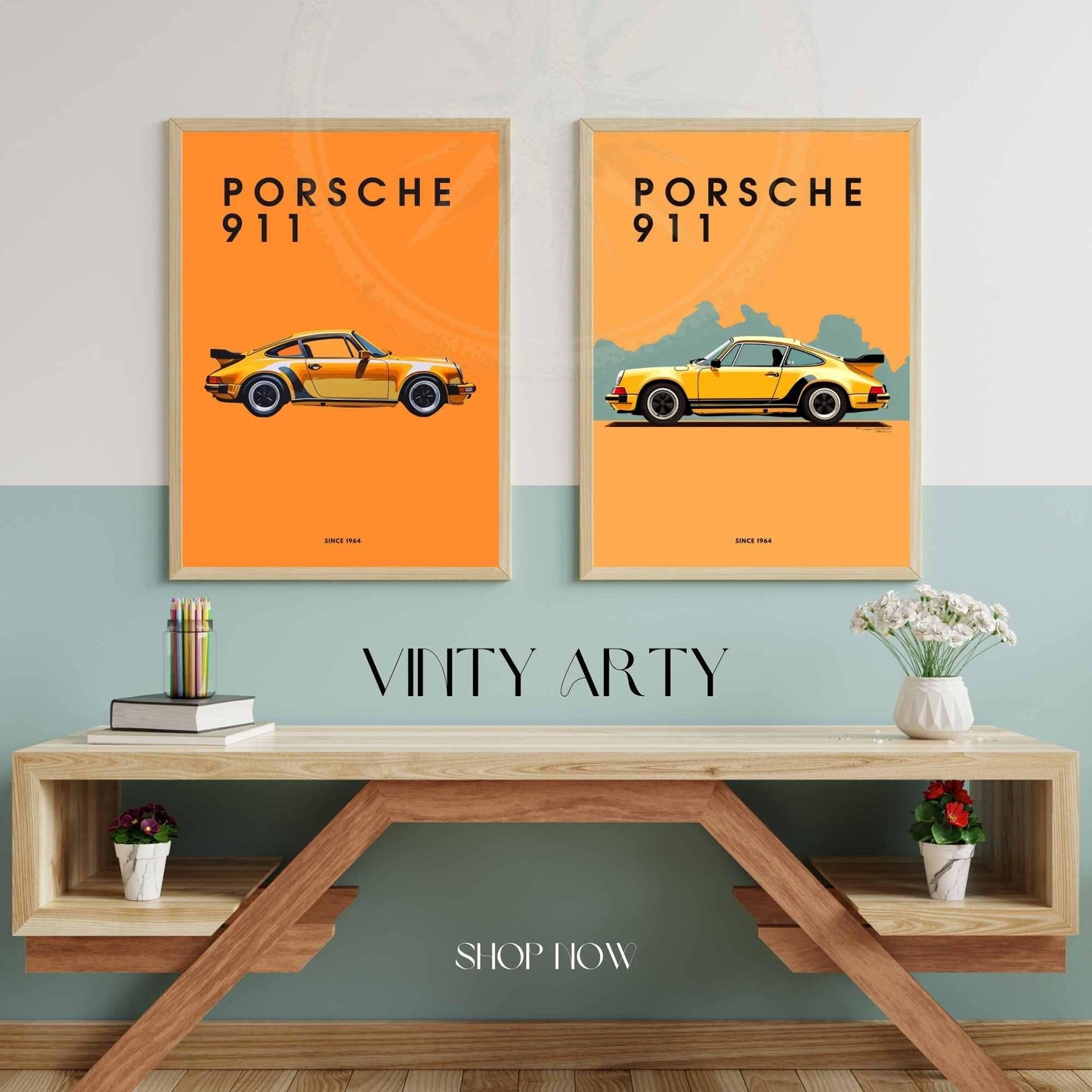 impression Porsche 911 | Affiche Porsche 911 | Impression voiture mythique