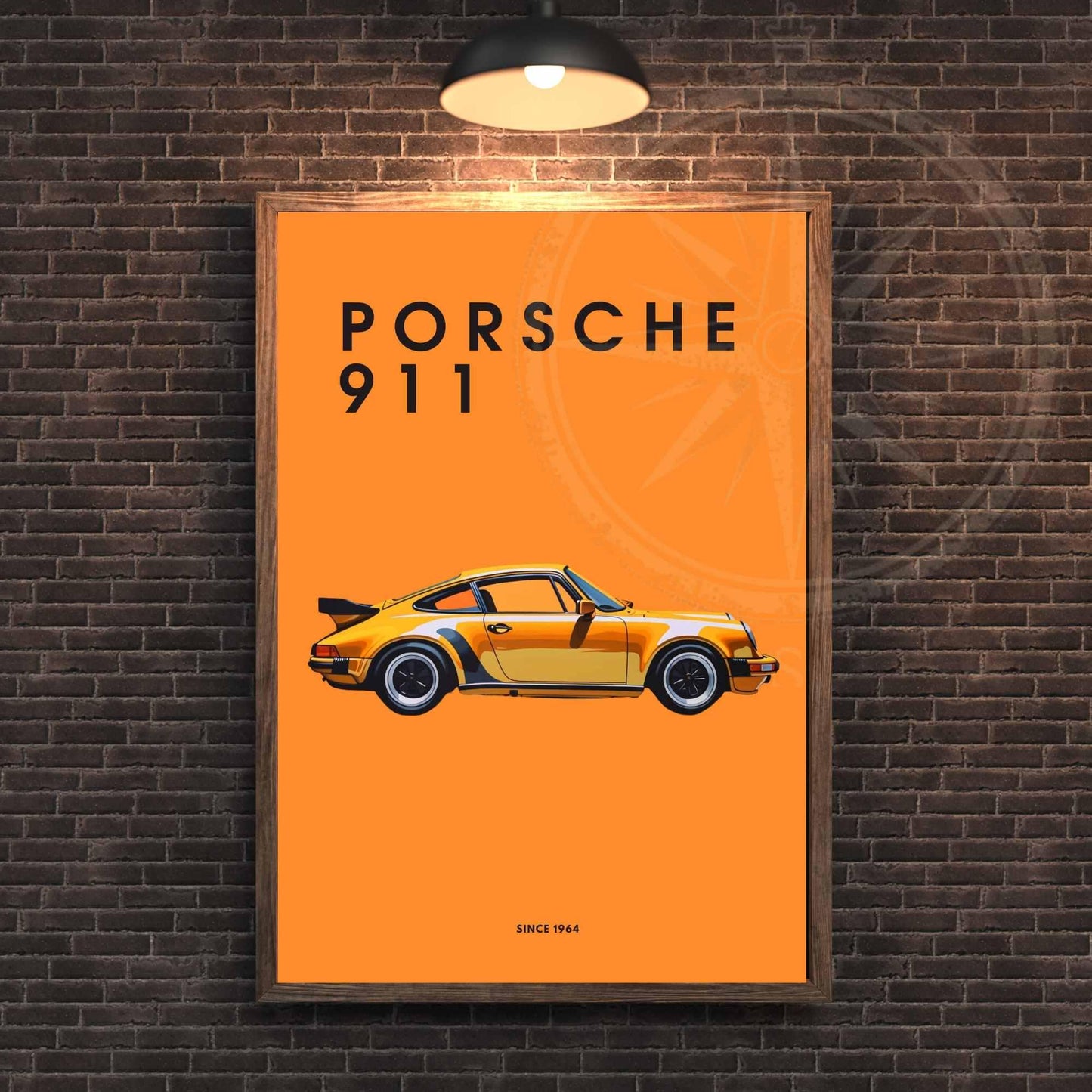 impression Porsche 911 | Affiche Porsche 911 | Impression voiture mythique