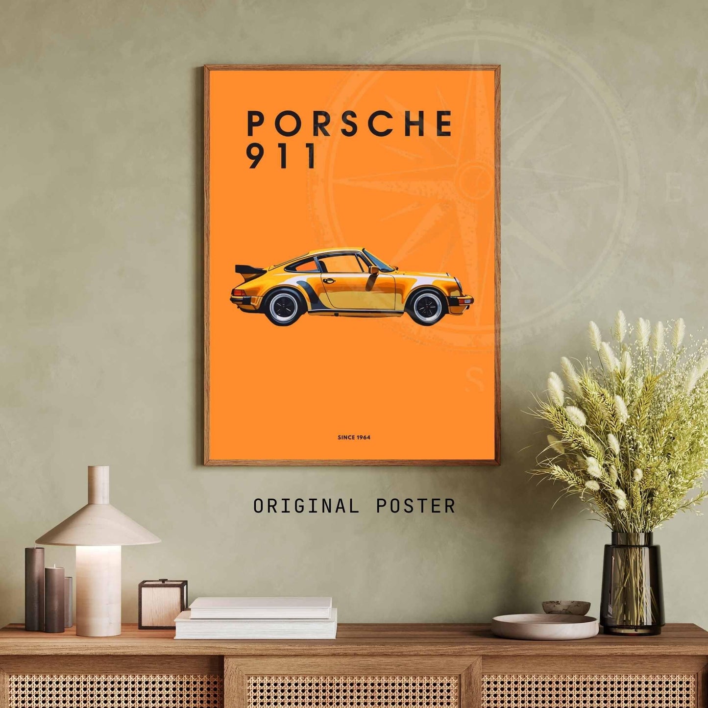 impression Porsche 911 | Affiche Porsche 911 | Impression voiture mythique