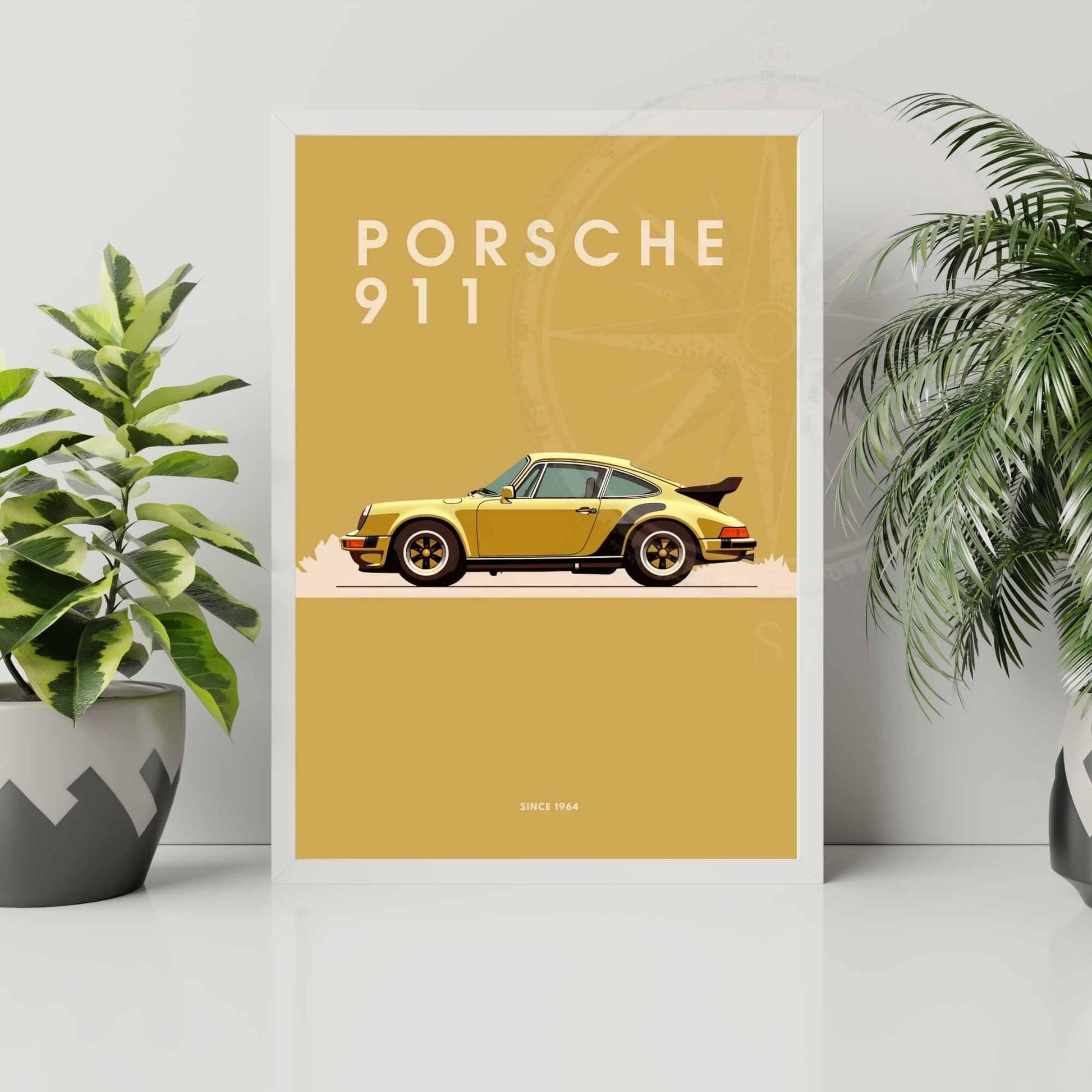 impression Porsche 911 | Affiche Porsche 911 | Impression voiture mythique