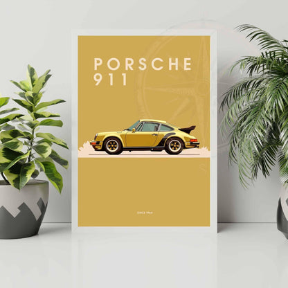 impression Porsche 911 | Affiche Porsche 911 | Impression voiture mythique