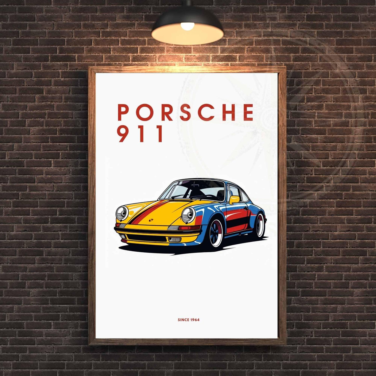 impression Porsche 911 | Affiche Porsche 911 | Impression voiture mythique