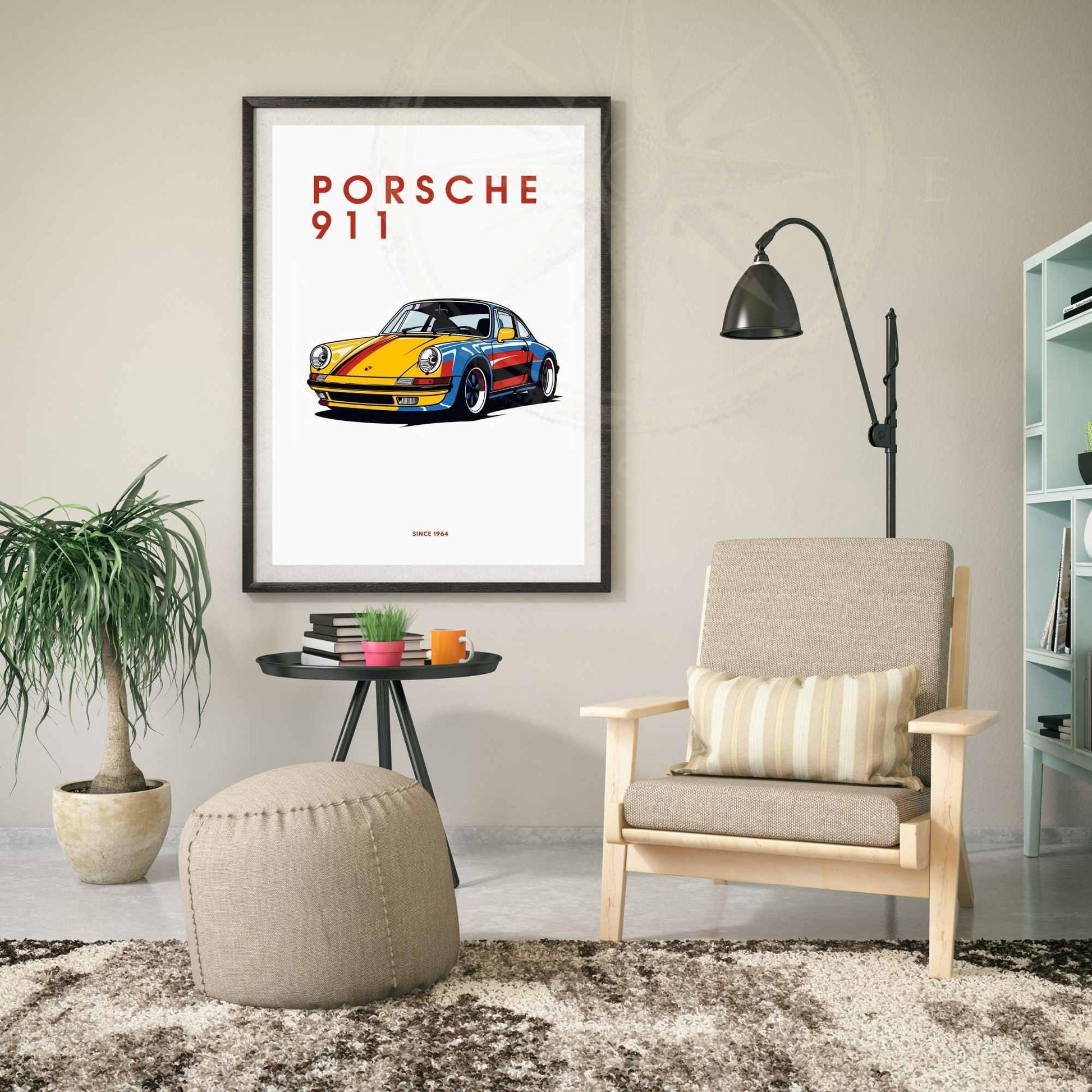 impression Porsche 911 | Affiche Porsche 911 | Impression voiture mythique